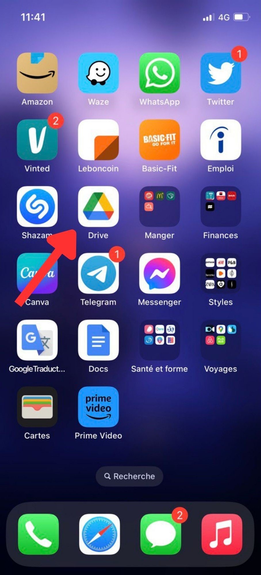 tuto drive sombre iphone 