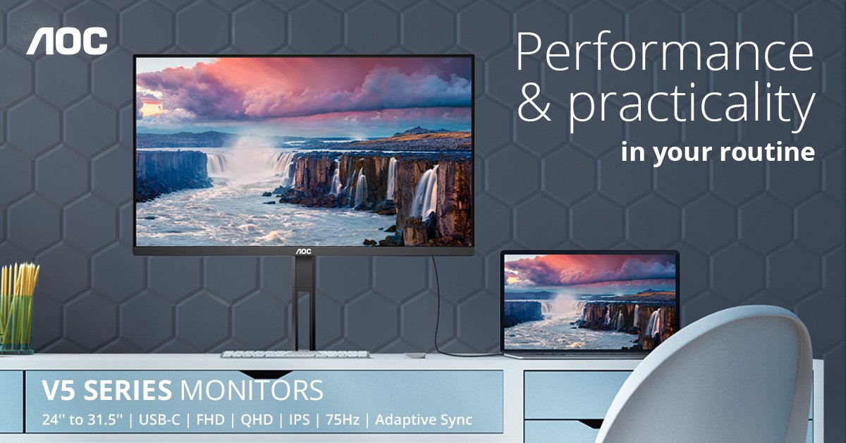 AOC V5 : Nouvelle série de moniteur USB-C