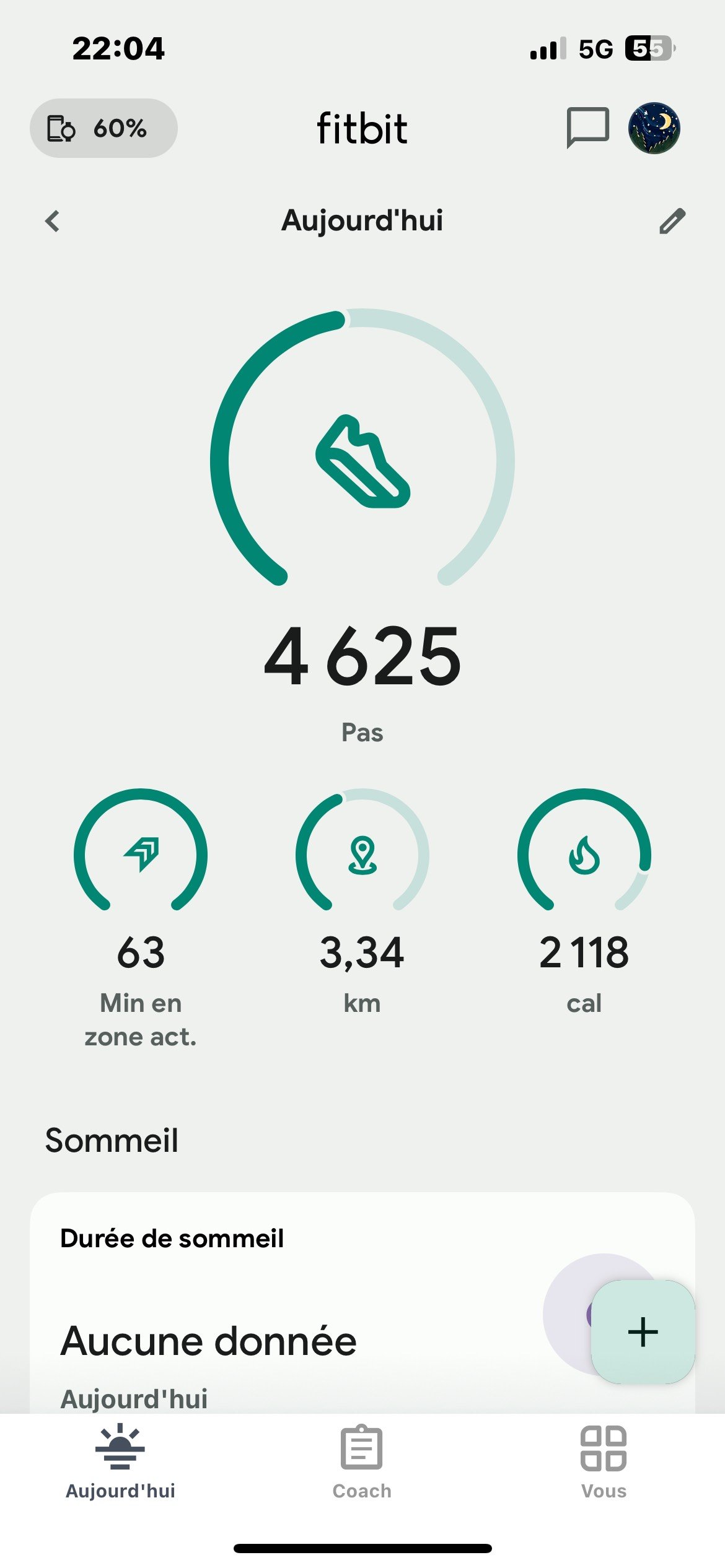 Accueil Fitbit