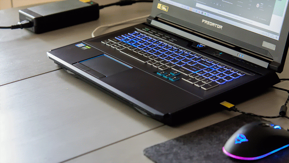 Acer Predator Helios 700 - Design Clavier Hyperdrift