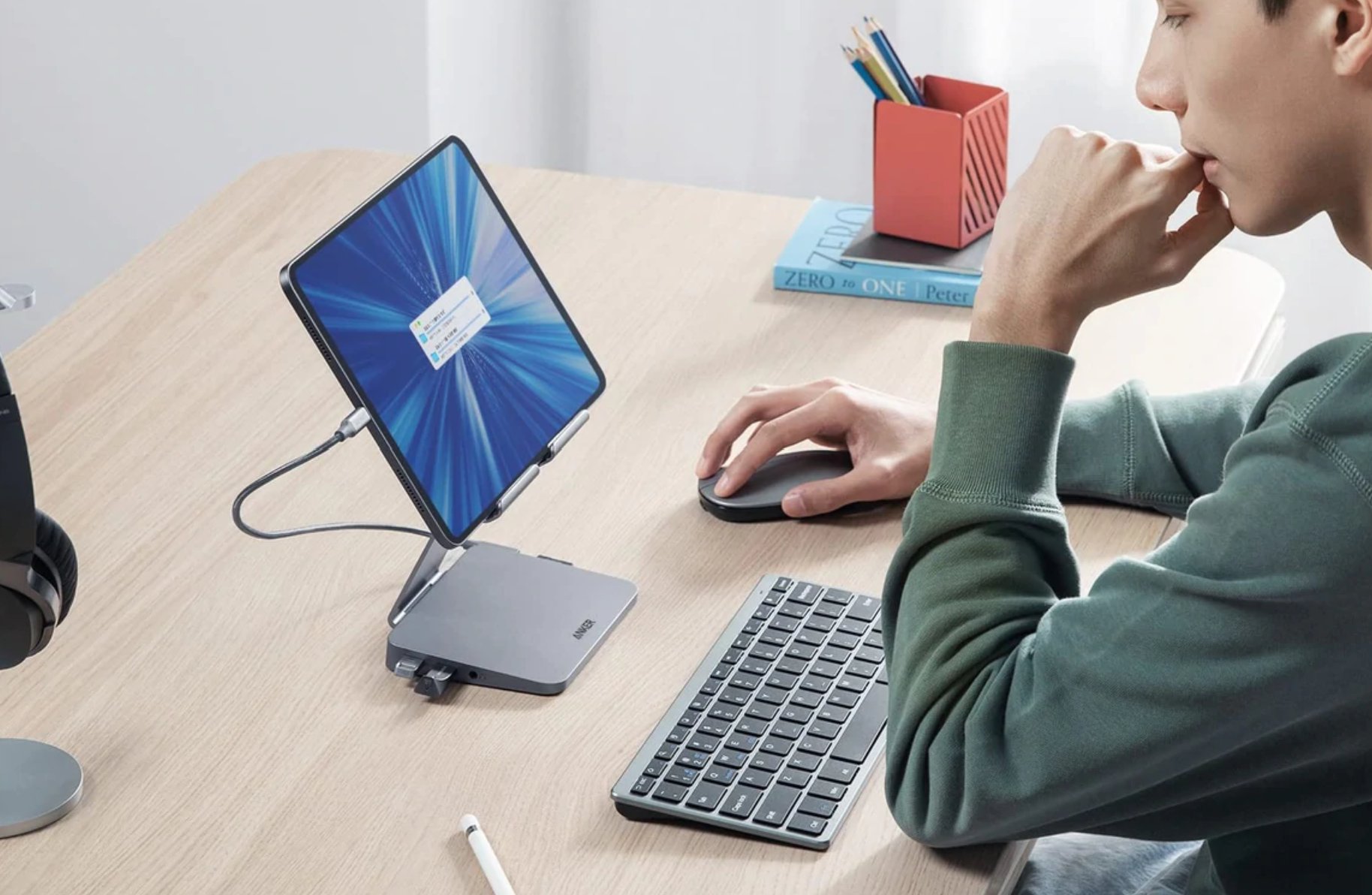 Le dernier hub USB-C 8-en-1 d'Anker se transforme en support d'iPad