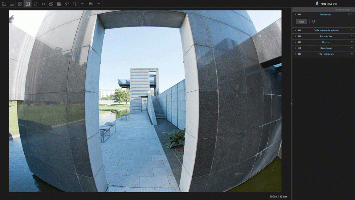 Annonce Nik Collection 3 - Perspective Efex Distorsion
