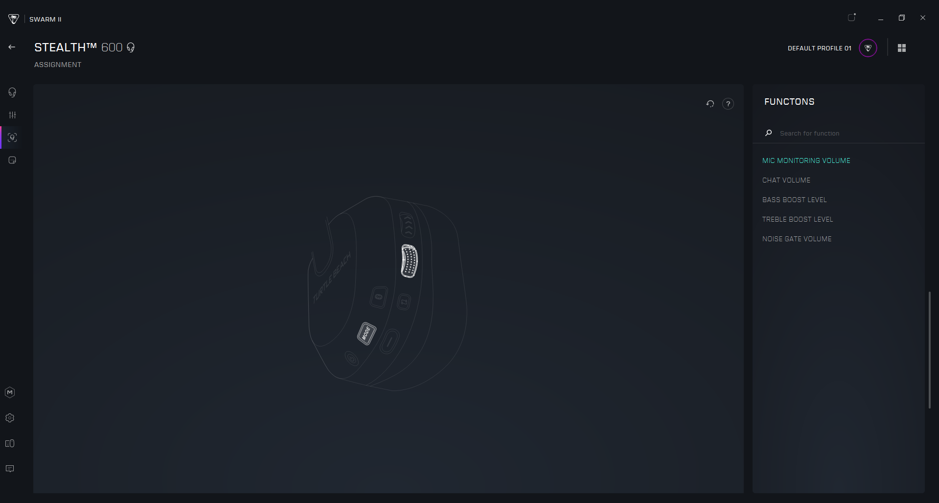 Assignement molette Swarm 2