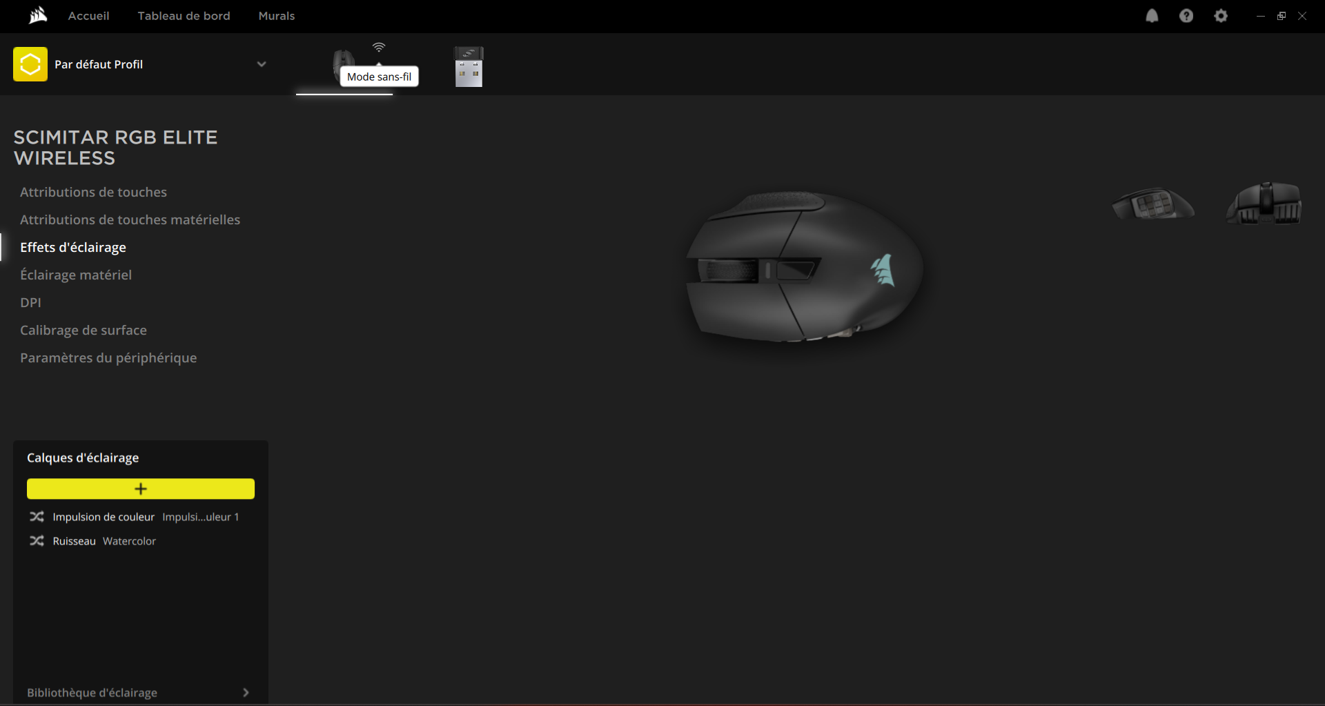corsair scimitar elite wireless icue