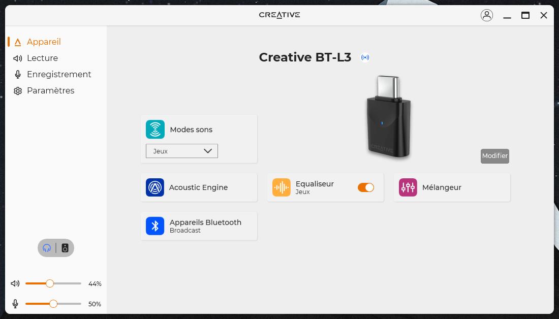 Logiciel Creative