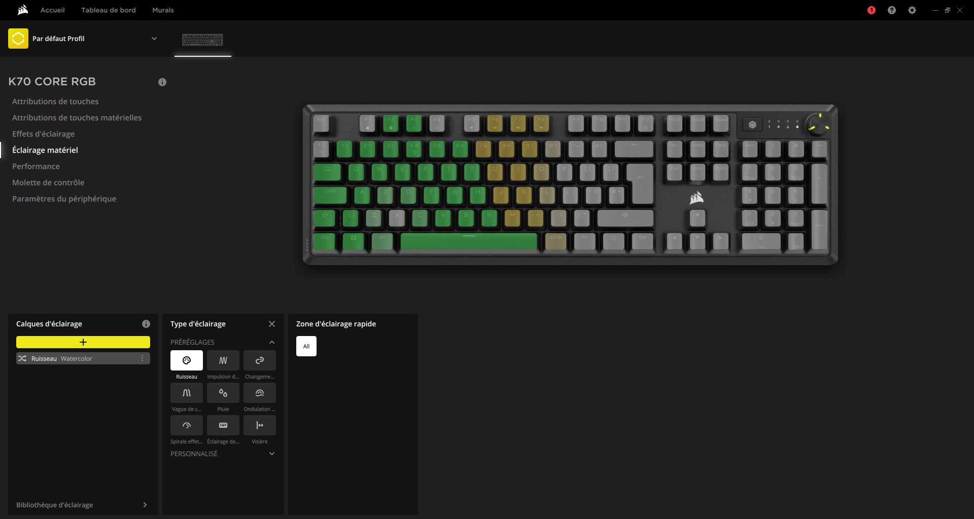 Corsair K70 Core clavier gaming