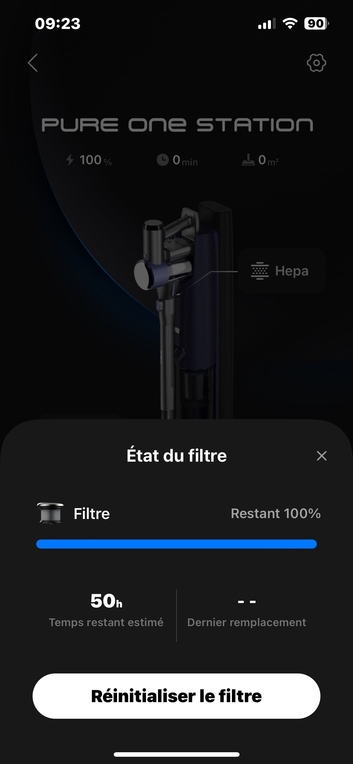 État filtre Tineco Life