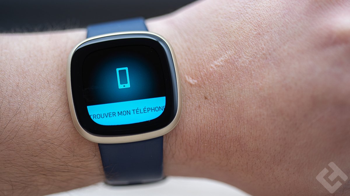Fitbit Versa 3 - "Retrouver mon téléphone"