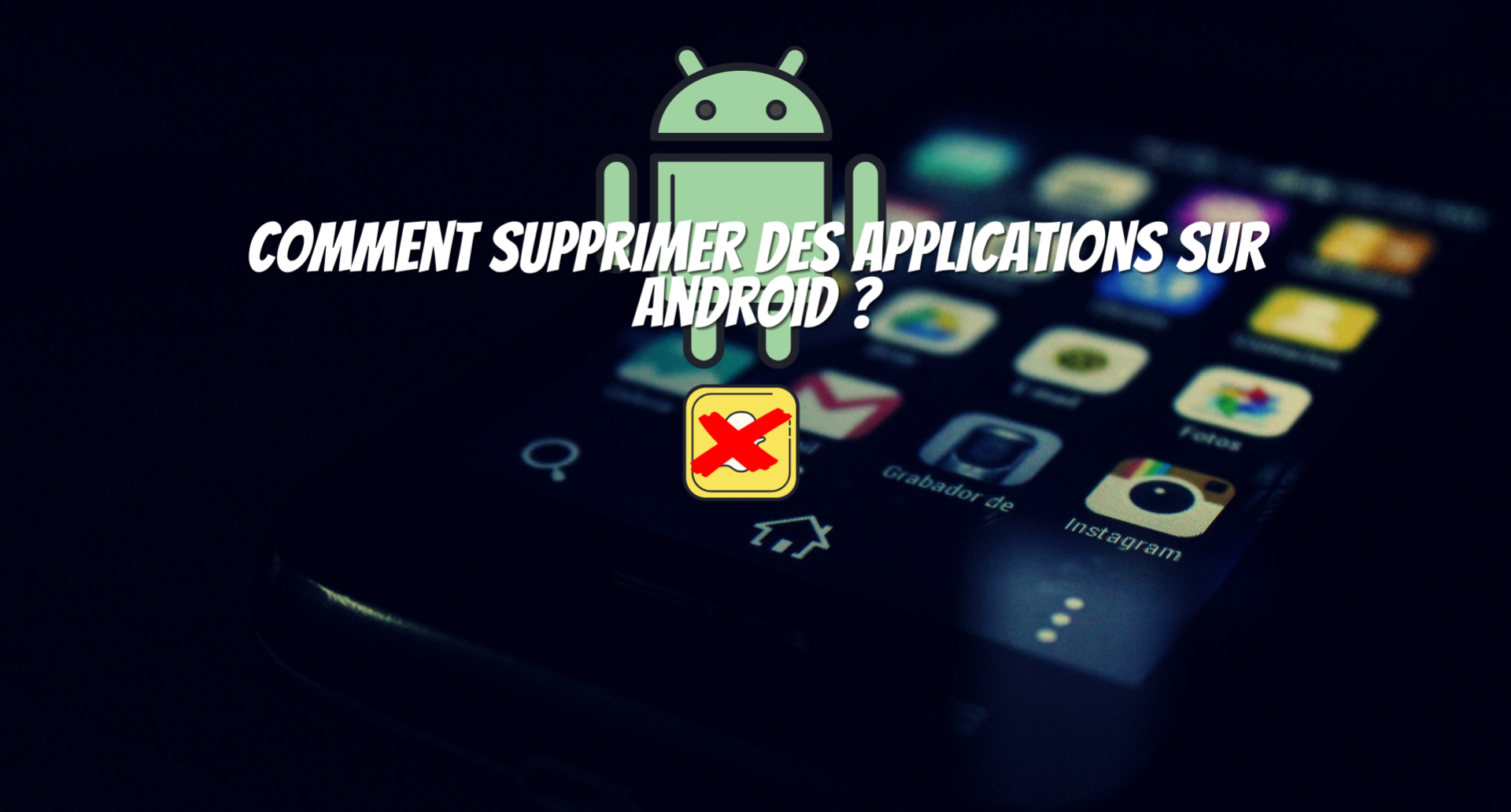Wie löscht man Apps auf Android?