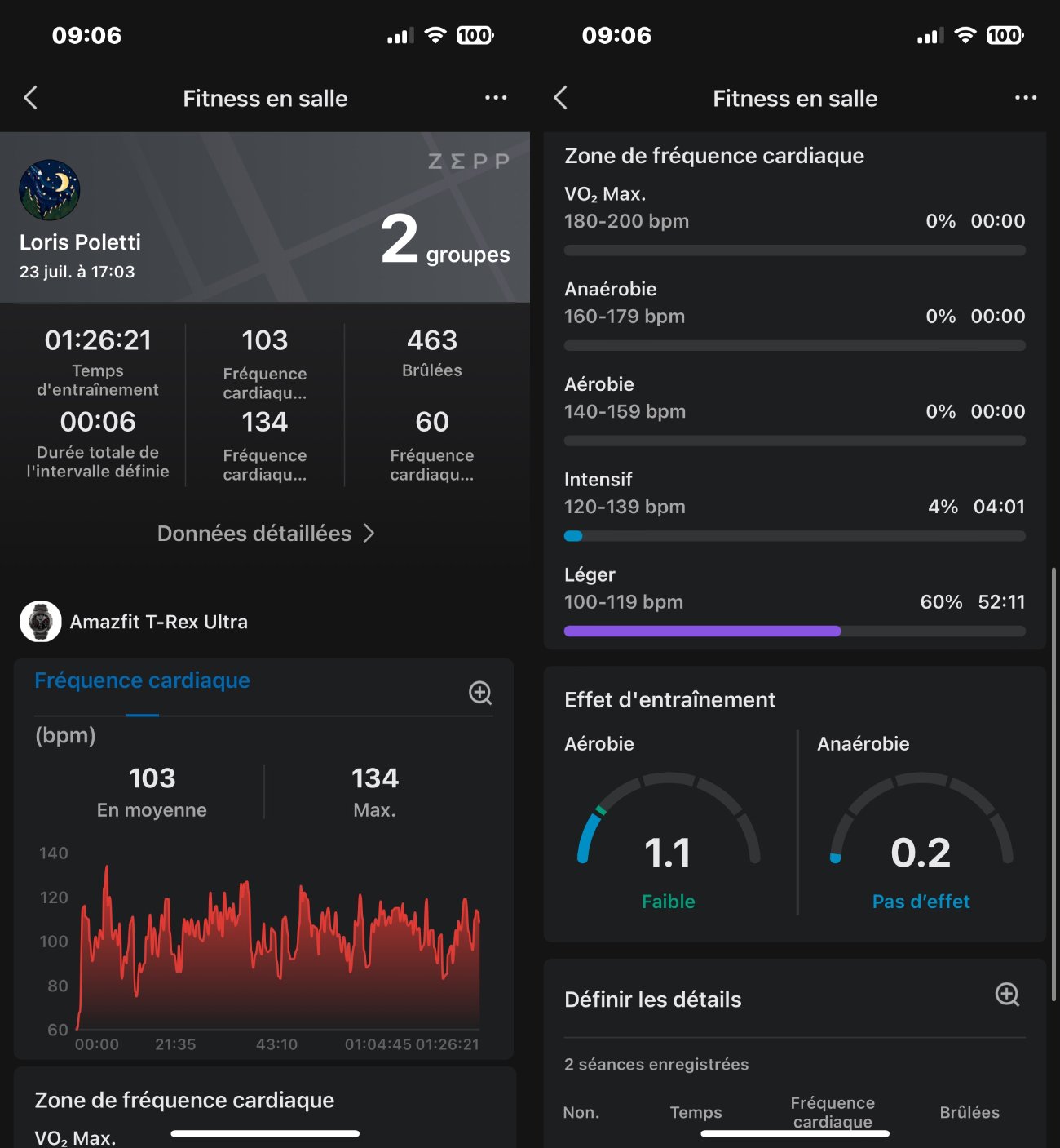 Fonctionnalité sport Amazfit T Rex Ultra (3)