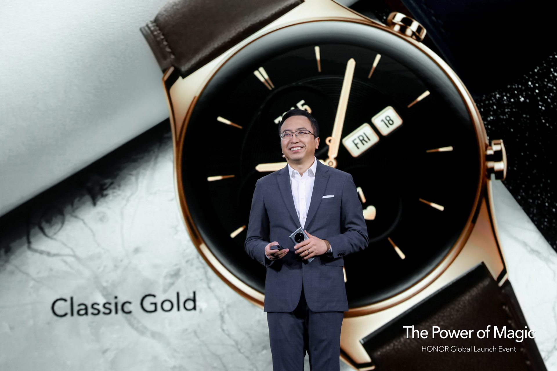 Honor Watch GS 3 : la montre connectée au look classique présentée au MWC 2022