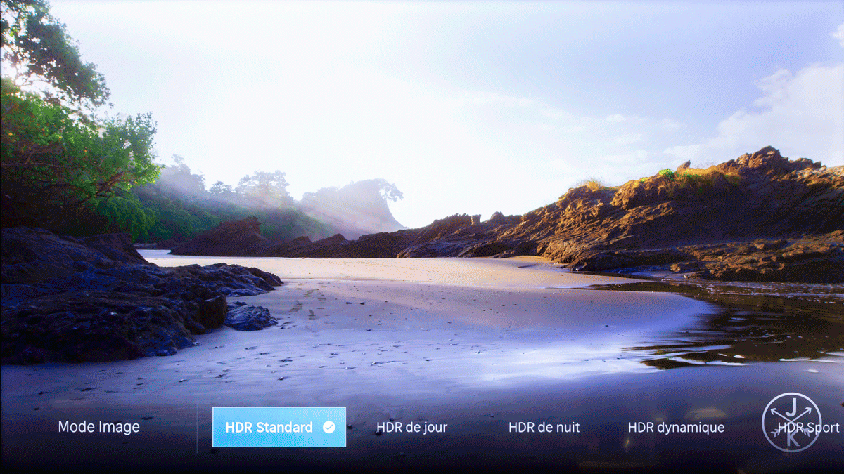 HiSense 55A7500F - Mode de couleur