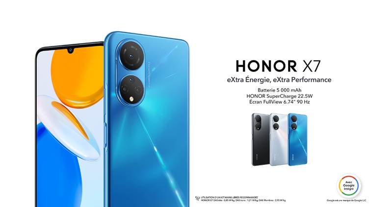 Honor X7 : Un nouveau smartphone entrée de gamme arrive en France