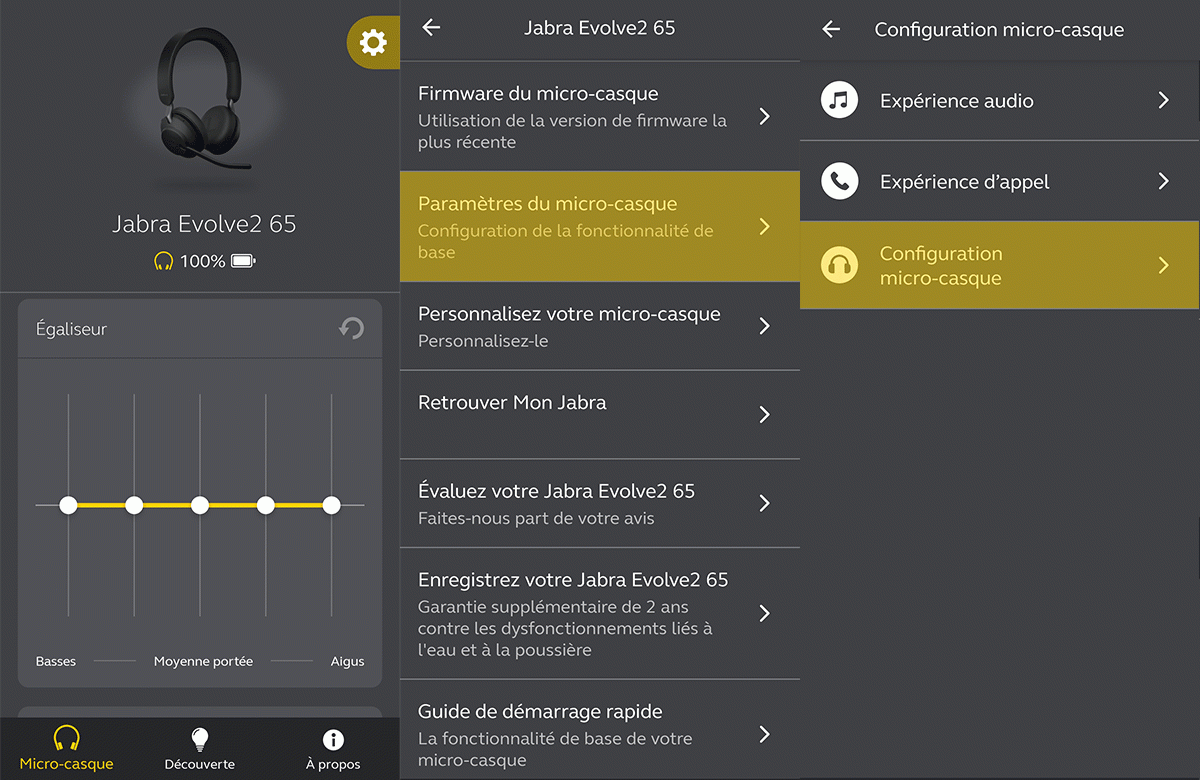 Jabra Evolve2 65 - mise en veille