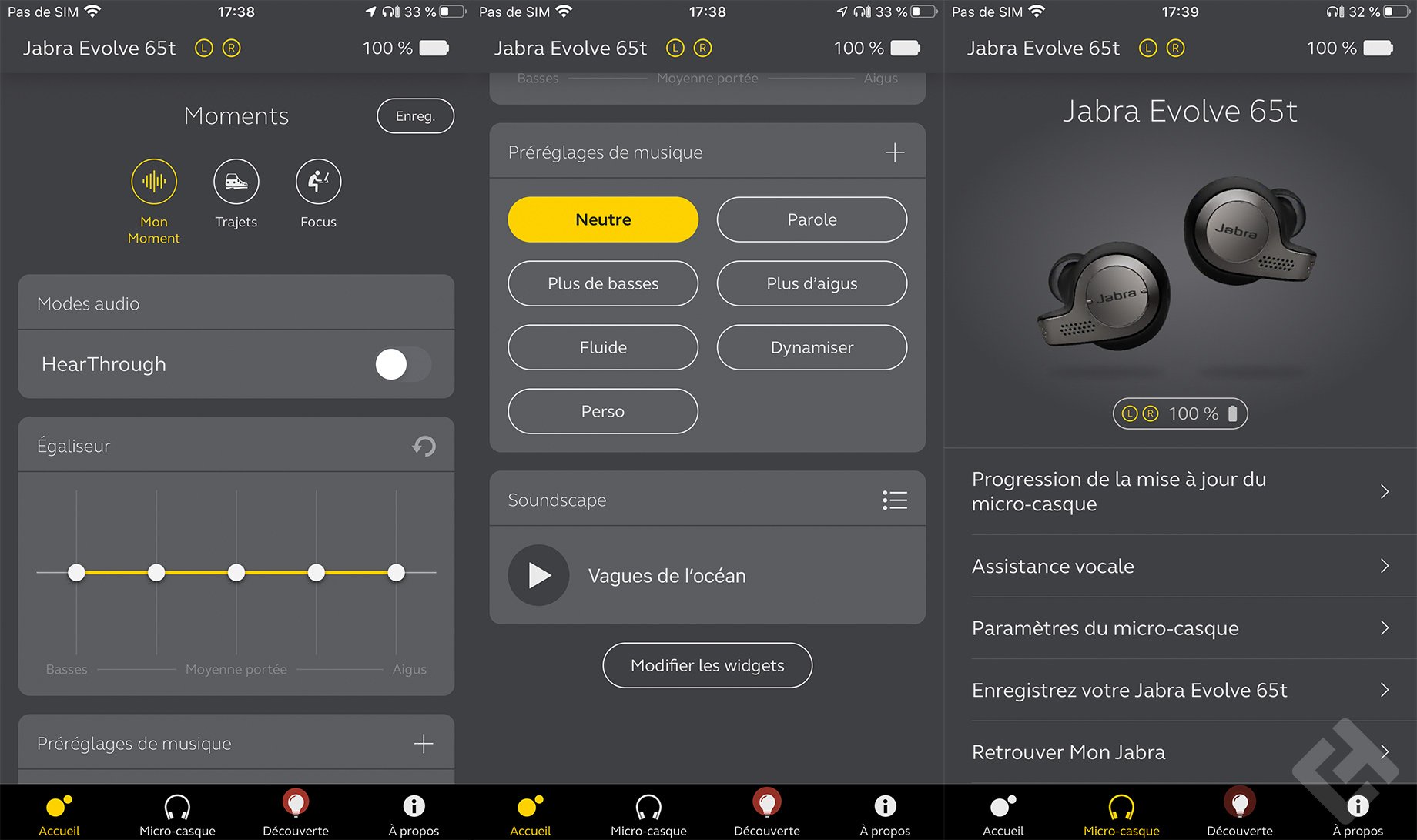 Jabra Evolve 65t - Jabra Sound+