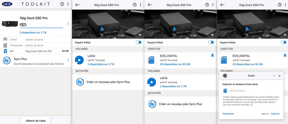 LaCie 1Big Dock SSD PRO - Toolkit