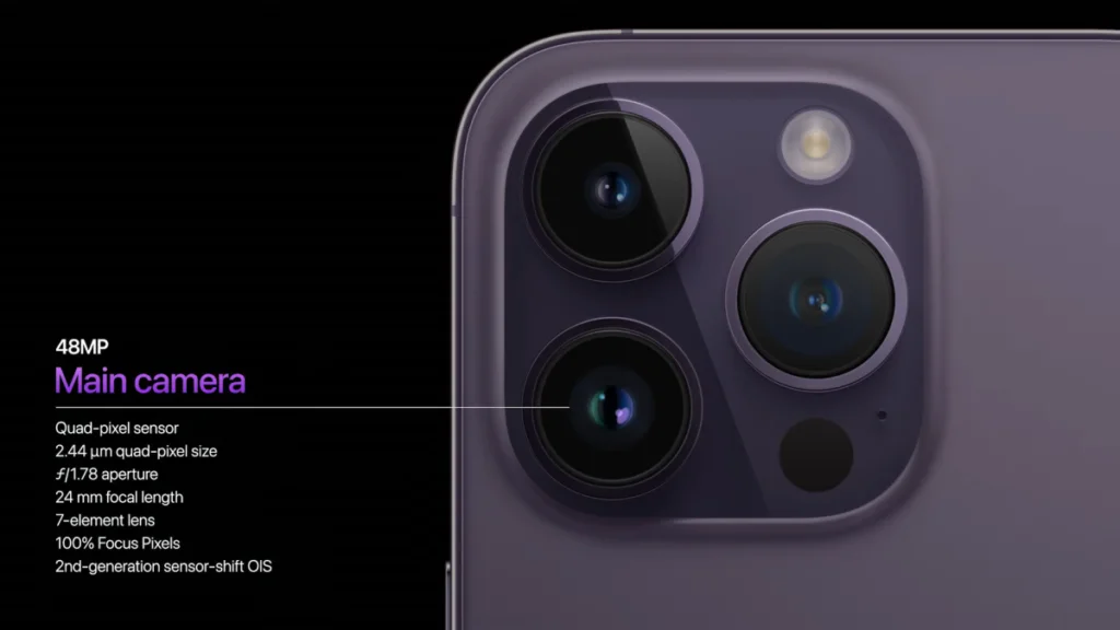 Caractéristiques de l'Iphone 14 Pro Max