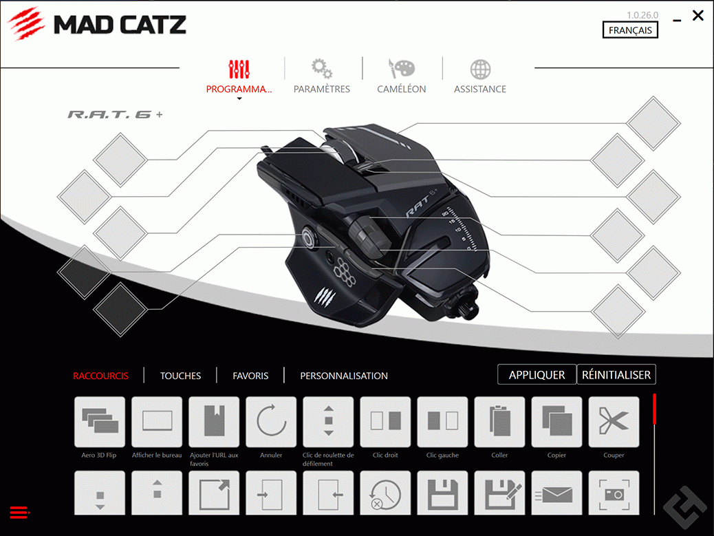 MadCatz RAT 6+ Pilote erreur