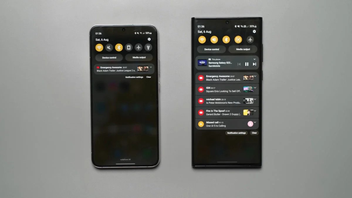 Samsung retarde OneUI 5 bêta 3 pour les Galaxy S22