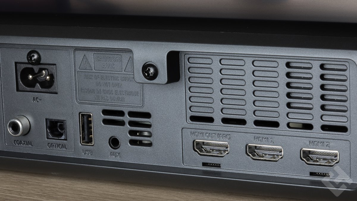 Sharp HT-SBW460 - Connectique