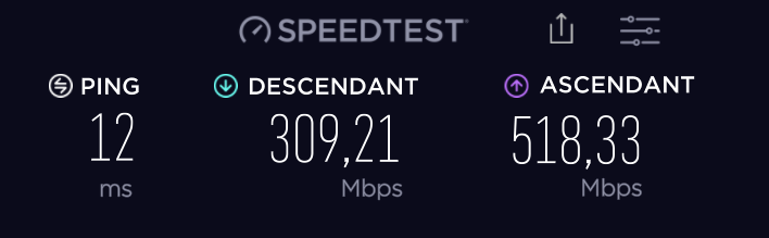 Speedtest MSI Sthealth 17