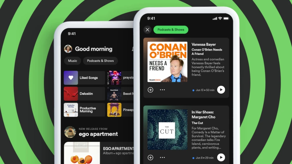 spotify page d'acceuil