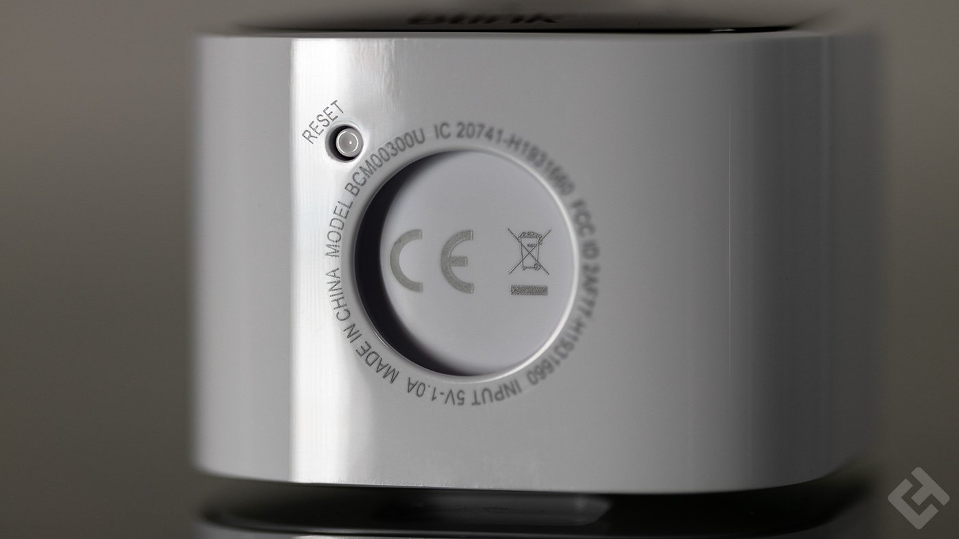 Test Blink Mini - Fixation horizontal et bouton réinitialisation