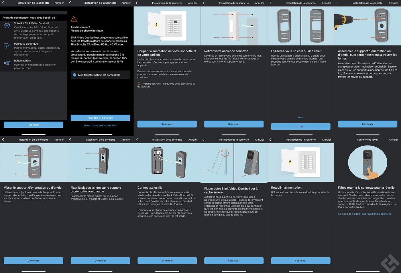 Test Blink Video Doordell - Installation Fillaire