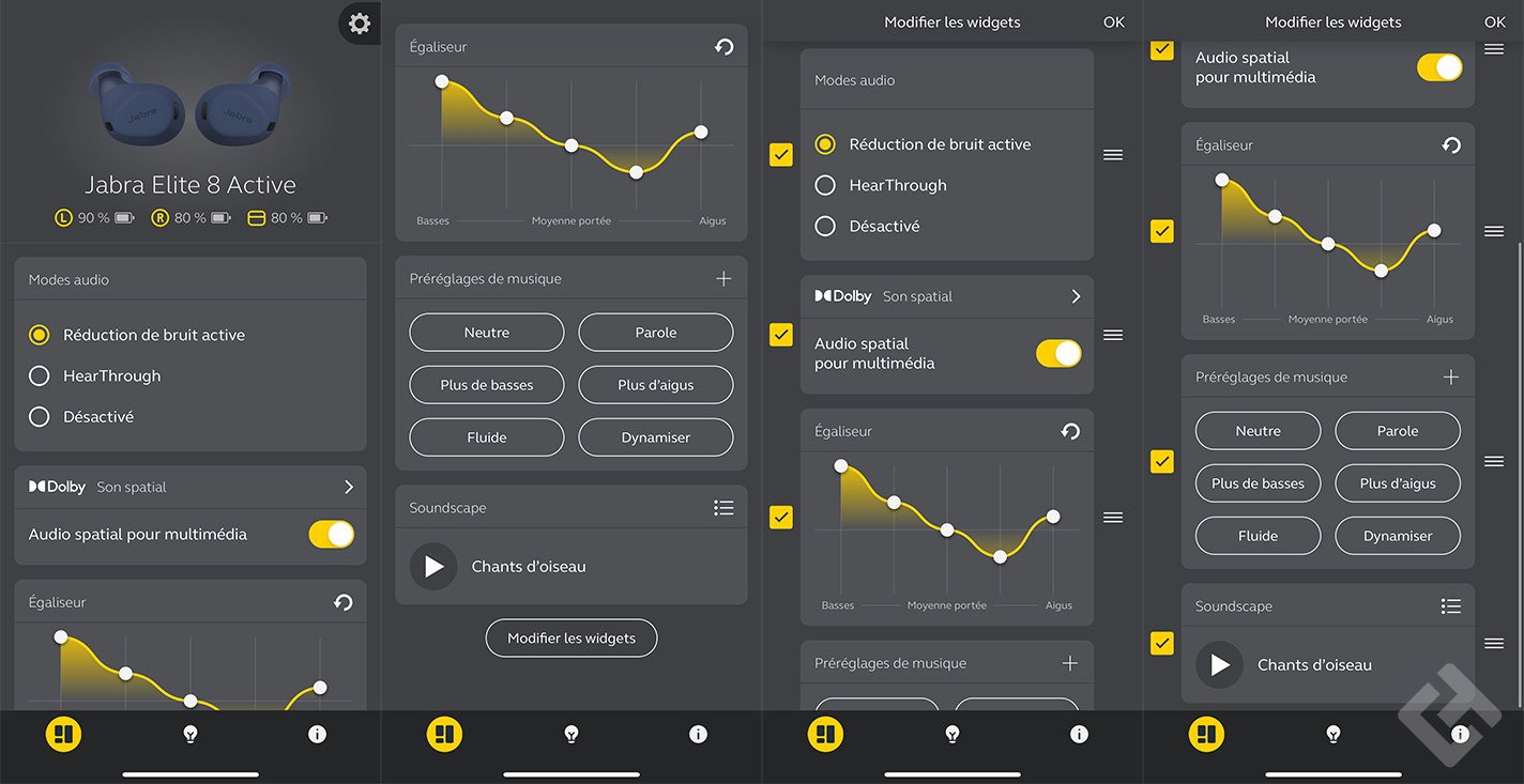 Test Jabra Elite 8 Active - Widget 