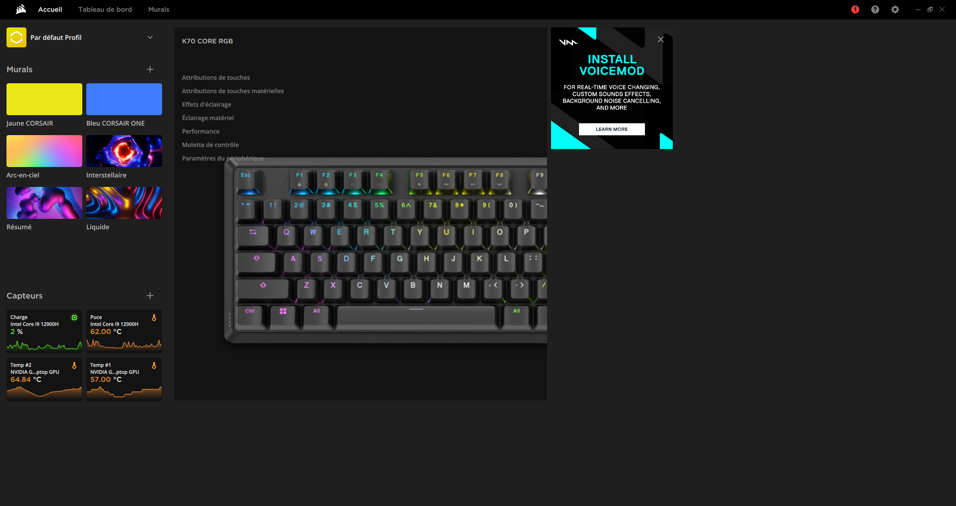 Corsair K70 Core 