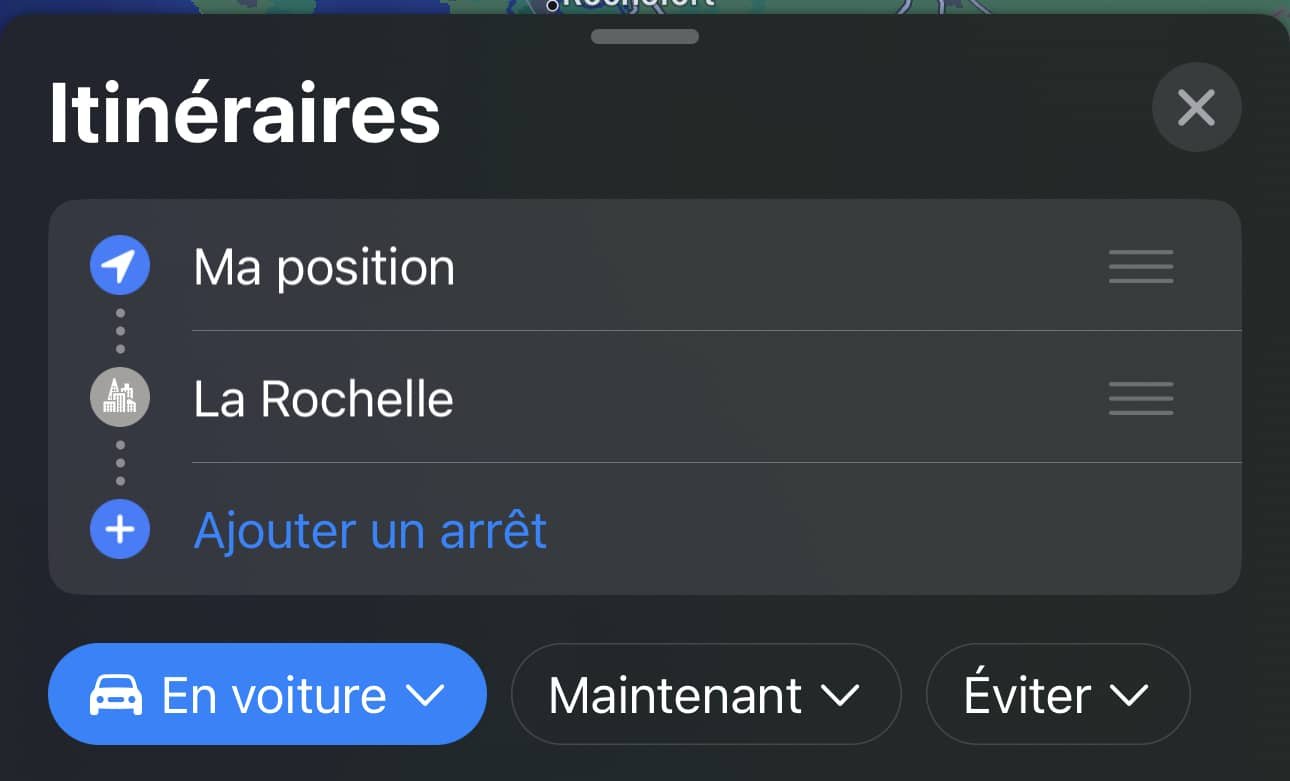 comment ajouter un arret sur plans sur iphone