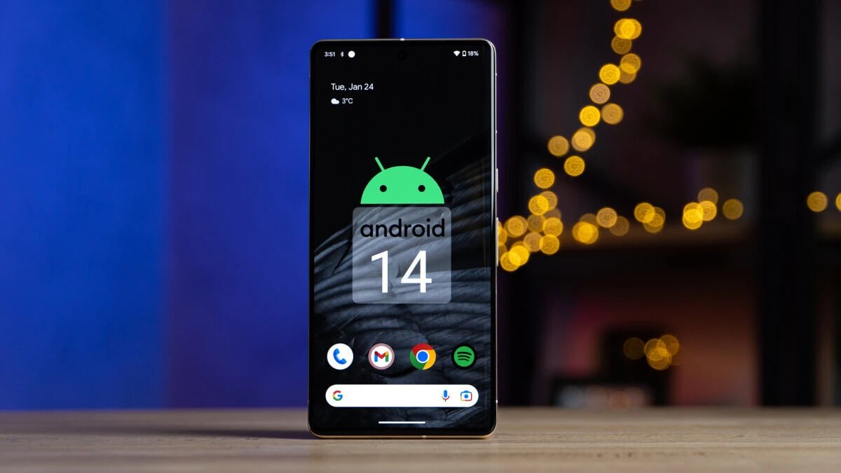 logo android 14