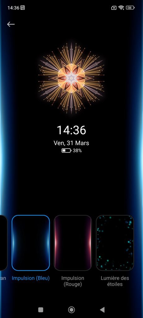 notifications lumineuses xiaomi 13 pro