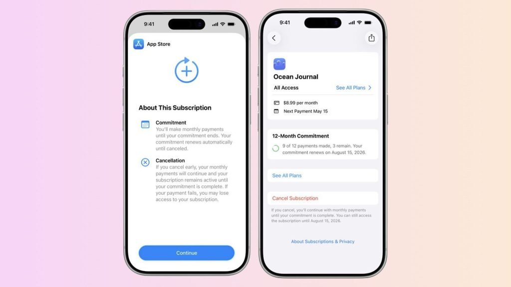 App Store : Apple lance les abonnements mensuels sur 12 mois