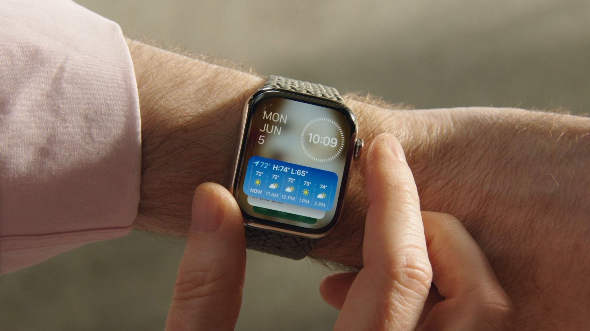 widgets watch os 10