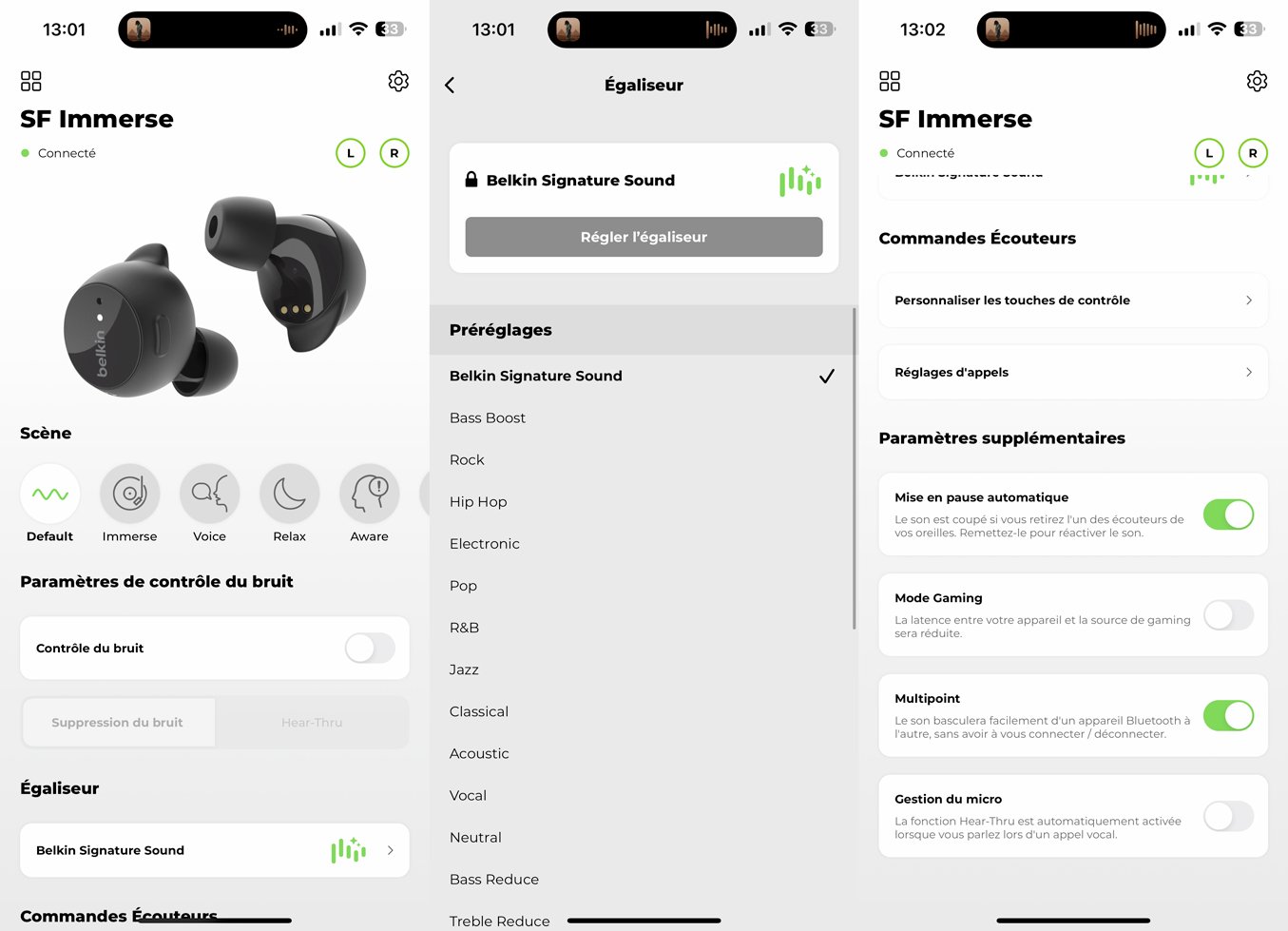 test belkin soundform immerse