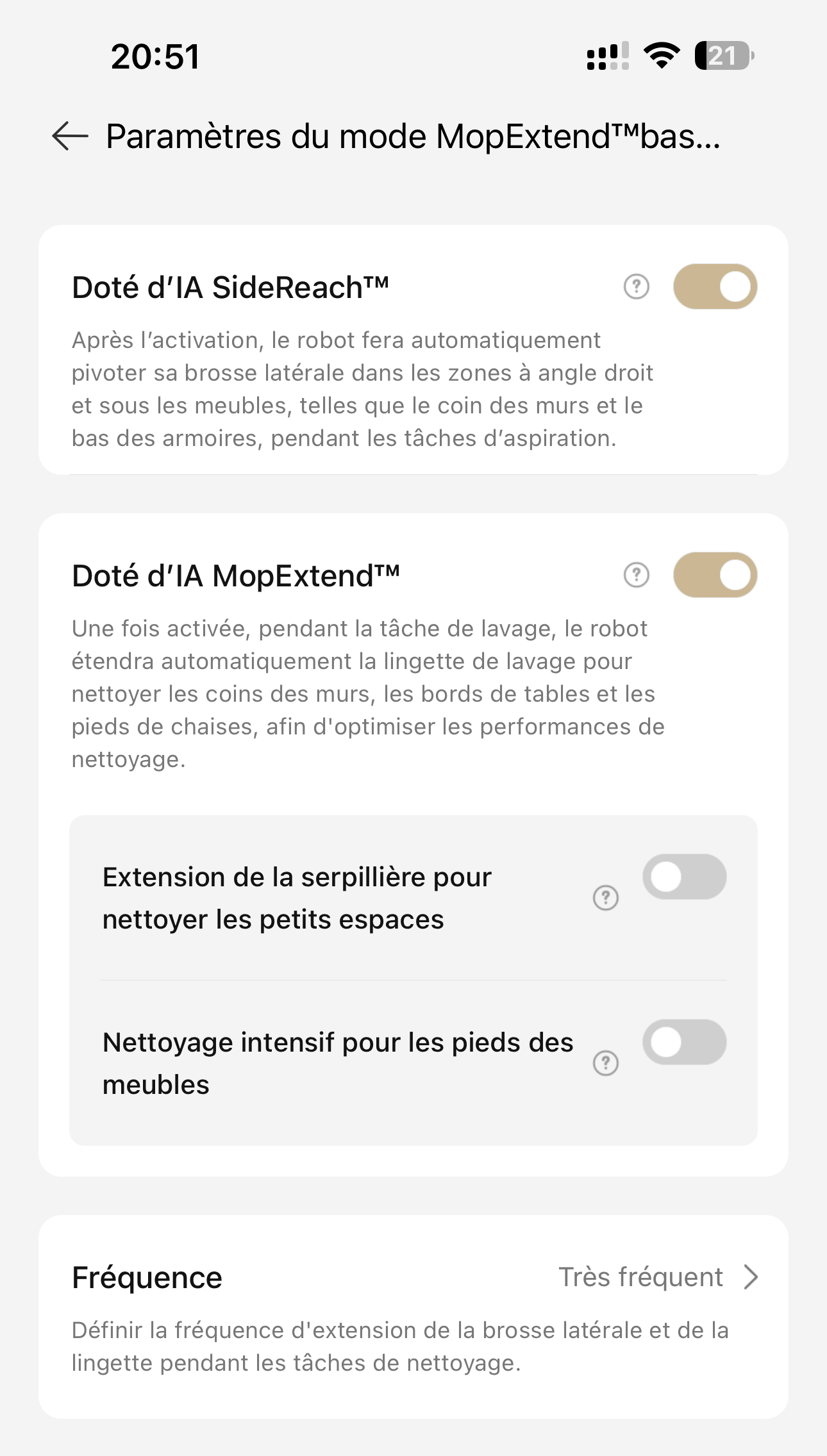 application dreame x40 master parametres (6)