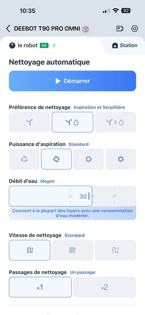 test du ecovacs deebot T90 pro omni