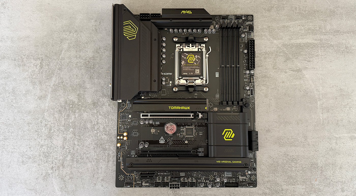 test de la msi mag b850 tomahawk wifi