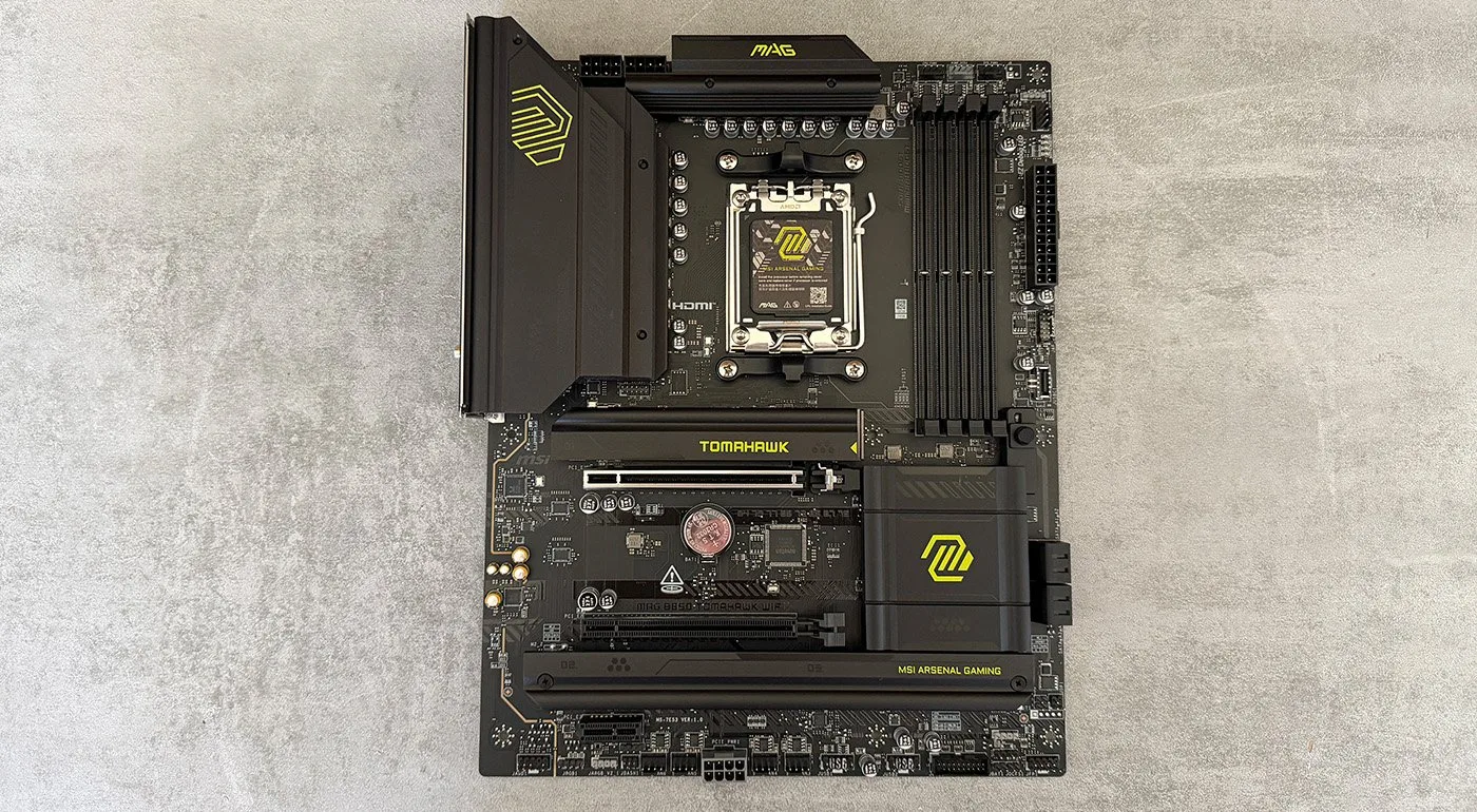 test de la msi mag b850 tomahawk wifi