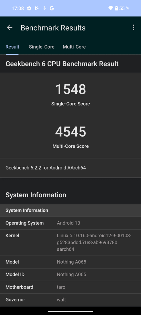 benchmarks nothing phone 2 (2)