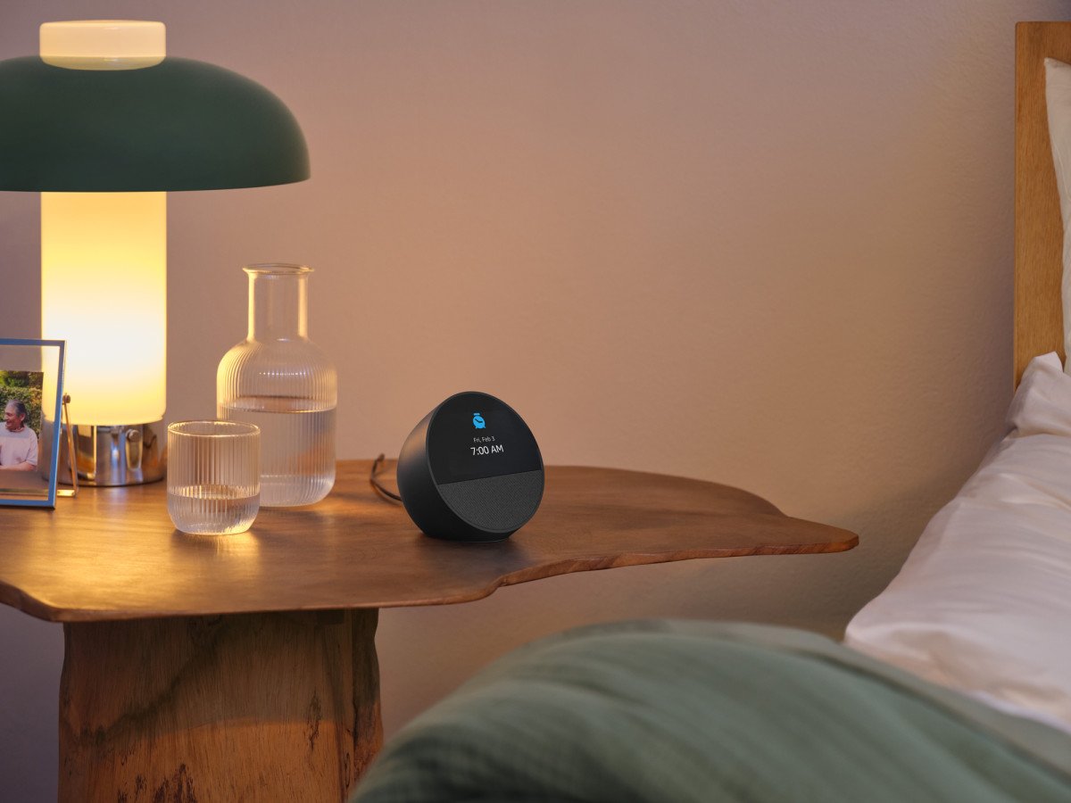 bi amazon echo spot alarm