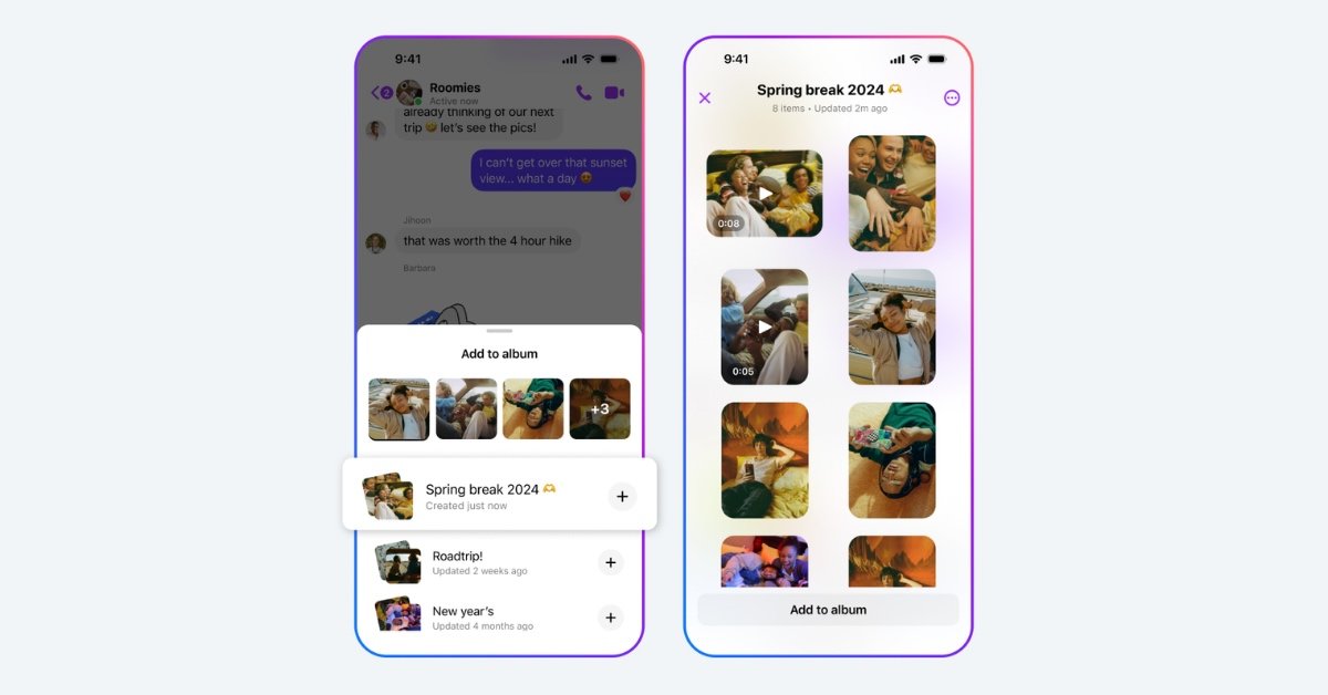 Copie de Tiktok récupération messenger album photo