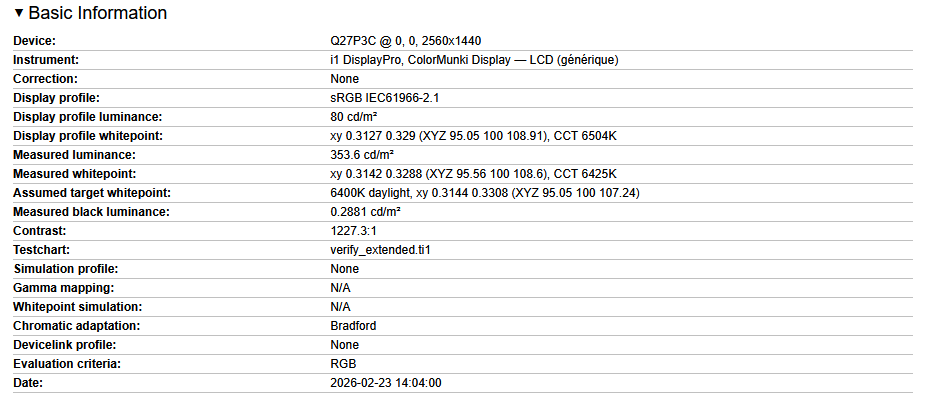 performances image aoc q27pcv