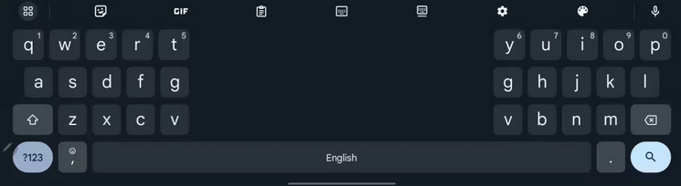 clavier fractionné gboard