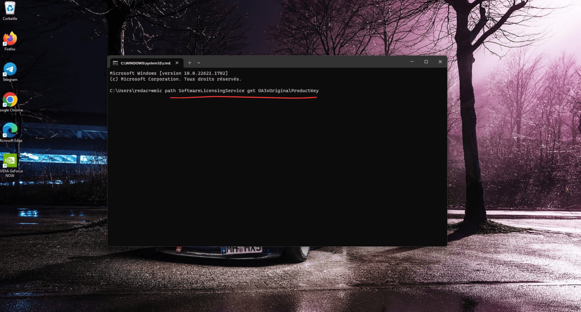 comment retrouver sa clé produit windows 11