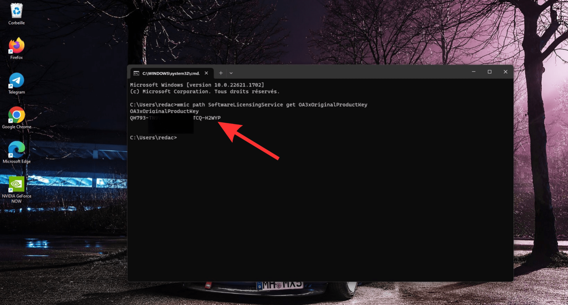 comment retrouver sa clé produit windows 11