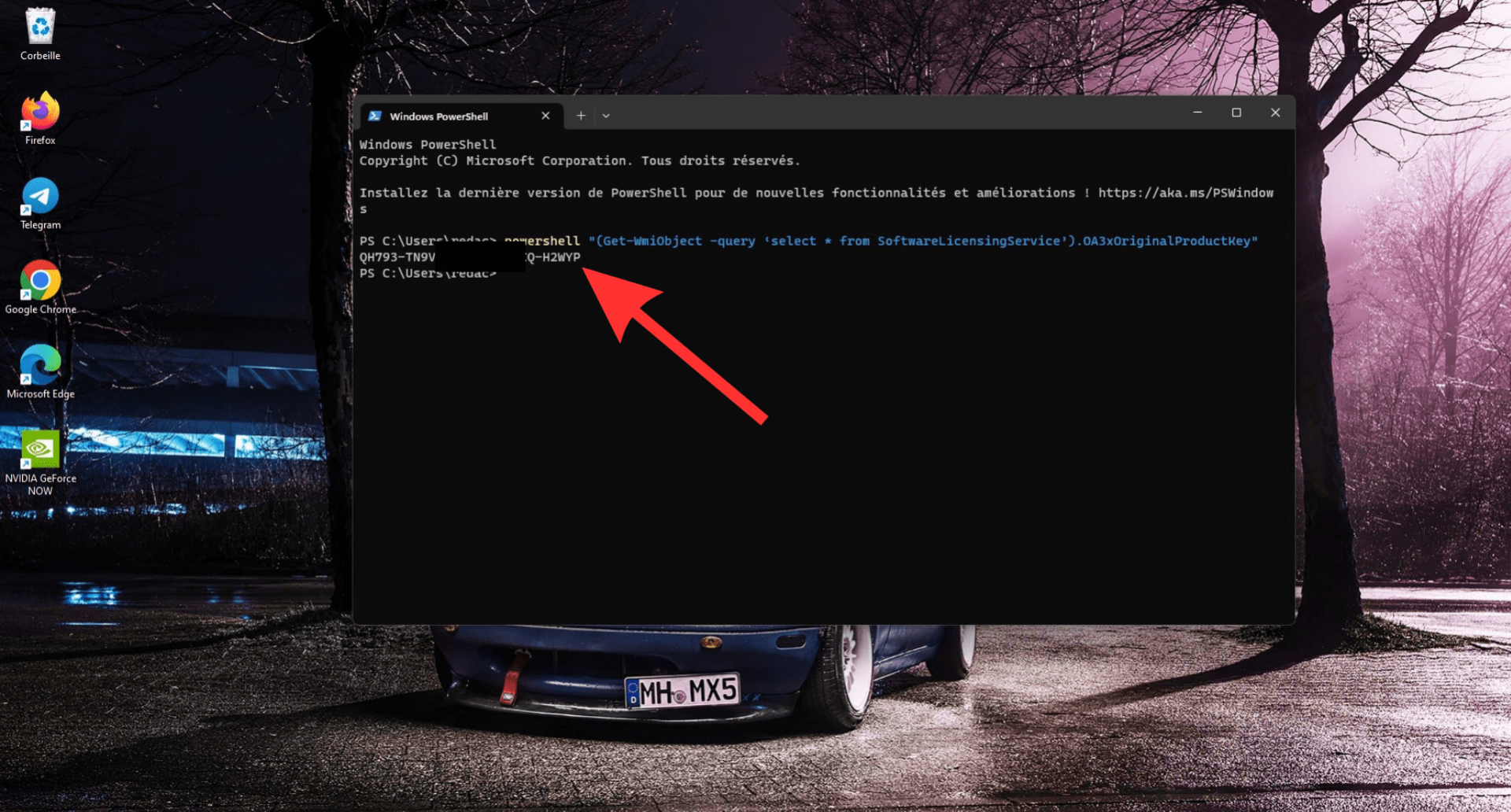 comment retrouver sa clé produit windows 11