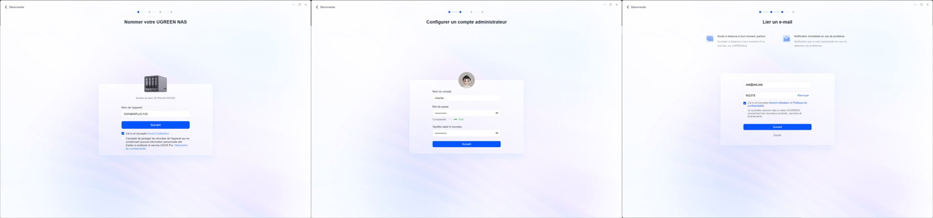 configuration ugreen dxp4800 plus