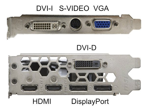 connectiques vidéo
